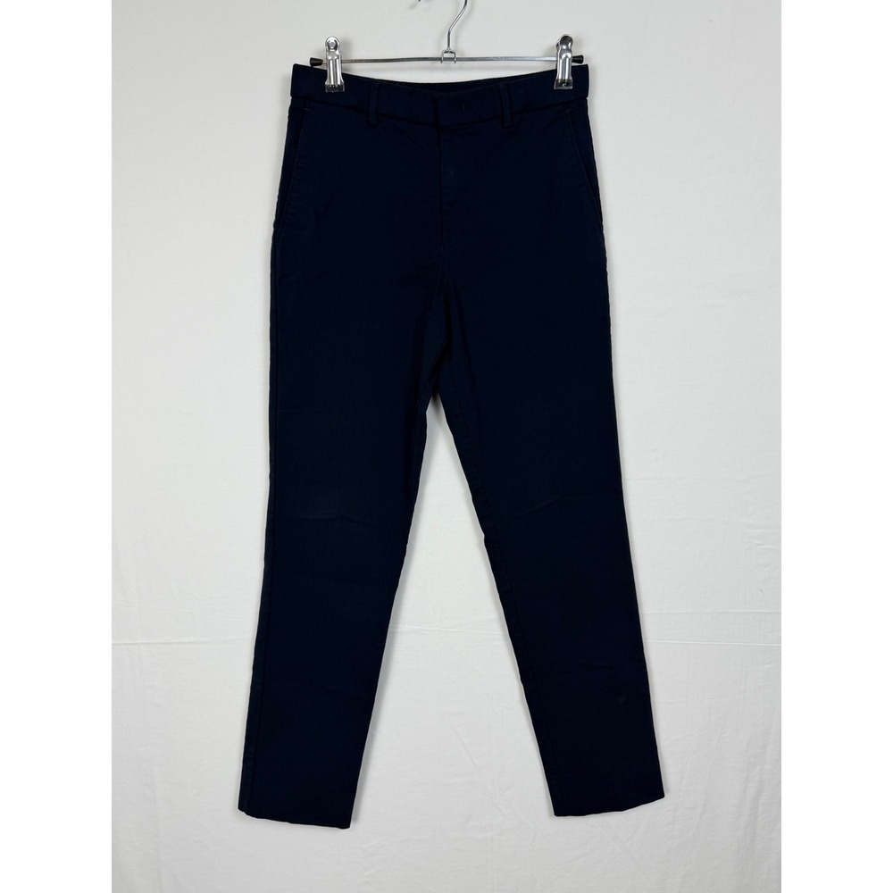 Lauren Ralph Lauren Men Pants 26X27 Navy Blue Slim Fit Flat Front Trousers